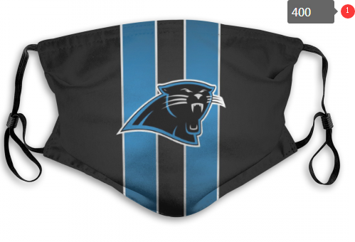 NFL Carolina Panthers #12 Dust mask with filter->nfl dust mask->Sports Accessory